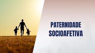 Paternidade socioafetiva [upl. by Coh862]