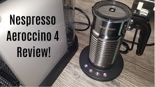 Nespresso Aeroccino 4 Milk Frother Review  Worth upgrading from the Aeroccino 3 [upl. by Joete]