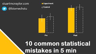 Ten Statistical Mistakes in 5 Min [upl. by Elleynod]