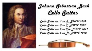 Johann Sebastian Bach  Cello suites in 432 Hz great for reading or studying [upl. by Sunev479]