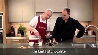 How to make a hot chocolate using an aerolatte milk frother [upl. by Arakal]