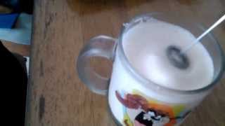 Aerolatte Review Frothing Cold Milk In Under 1 Minute [upl. by Arturo609]